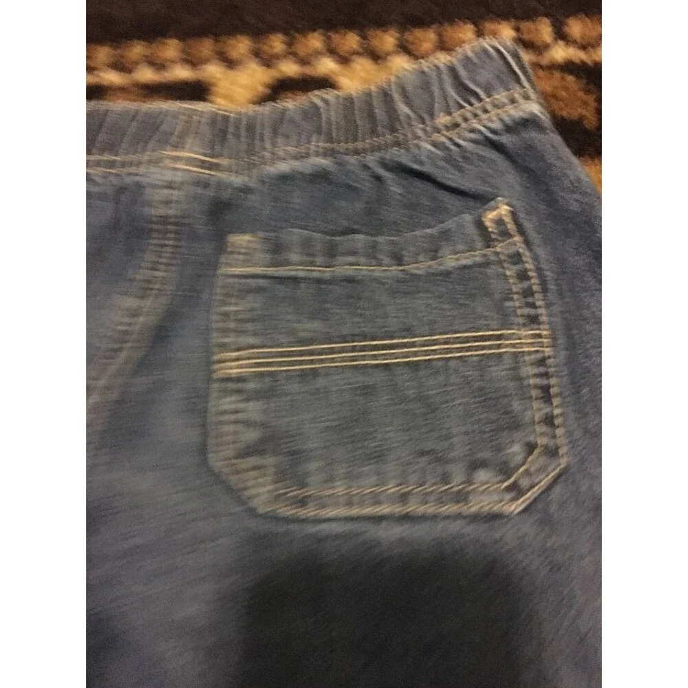Carter's Boys Pull-On Jean Shorts Pockets Elastic Waist Size 7 Blue